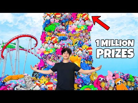 I WON EVERY PRIZE AT A THEME PARK!