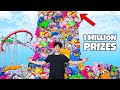 I WON EVERY PRIZE AT A THEME PARK!