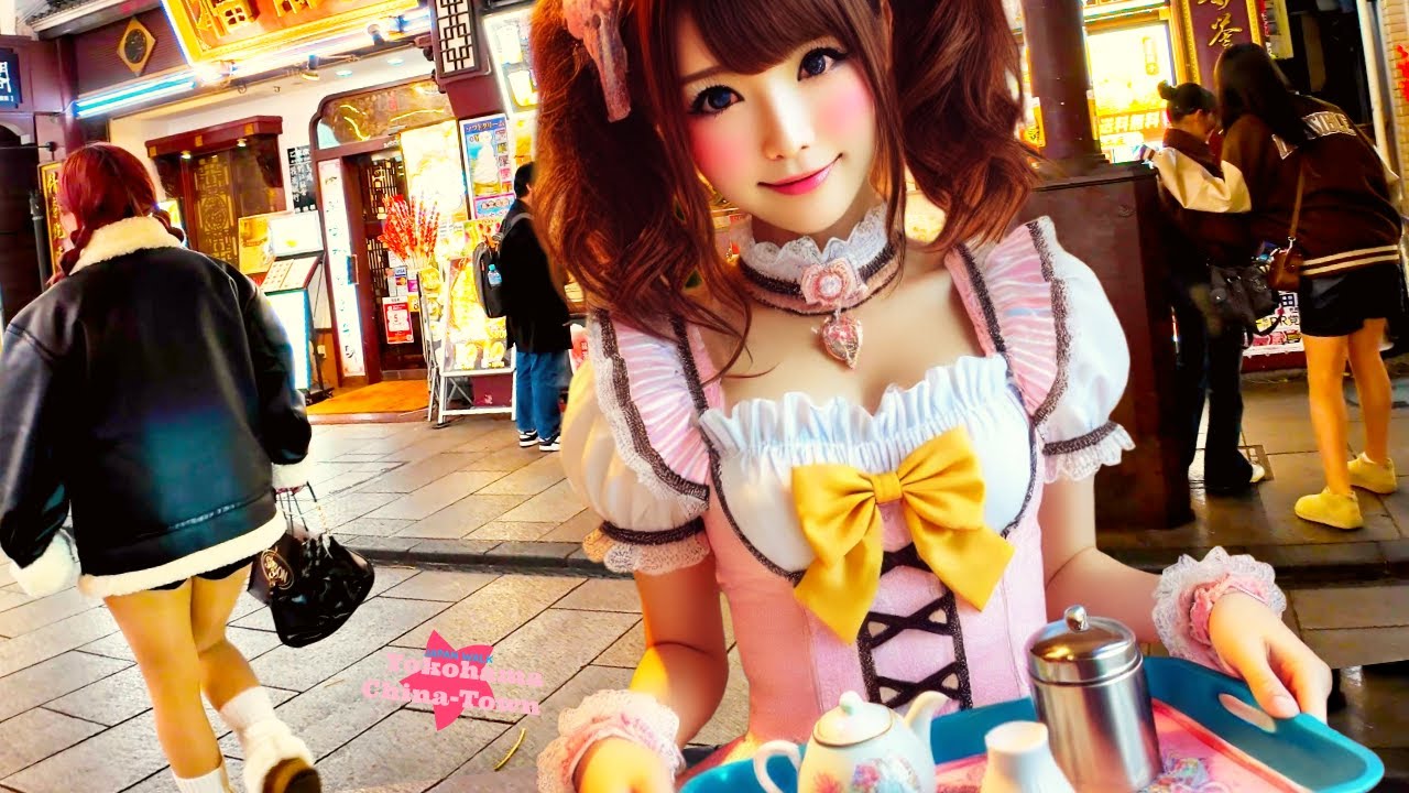 Yokohama Chinatown🐶How about some tea? ♪💖4K ASMR Non-stop 1 hour