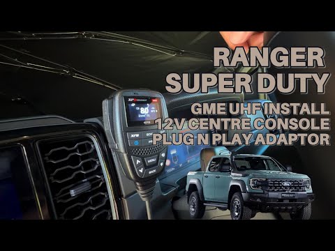 Ranger Super Duty - GME UHF 12V Centre Console 'plug n play' Adapter
