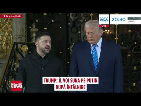 Întâlnirea dintre Trump și Zelenski. Trump: „Ne trebuie o înțelegere. Îl voi suna pe Putin după”