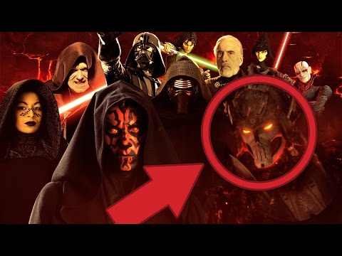 EVERY STAR WARS SITH EVER