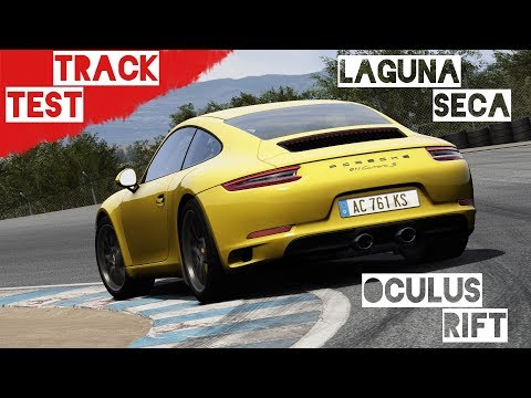 TRACK TEST Laguna Seca #2 - Porsche 911 Carrera S | Assetto Corsa VR Gameplay [Oculus Rift]
