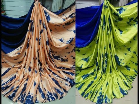 Printed silk saree