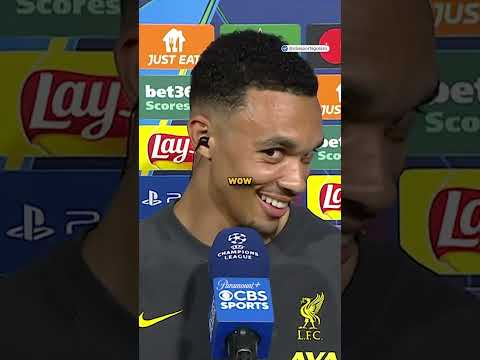 Micah had to ask Trent Alexander-Arnold about his trim ✂️