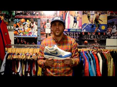 SOLEFOODSF - "Virtual Thrifting" - 2010 Nike Air Max 1 QS Varsity Blue Sz.12!