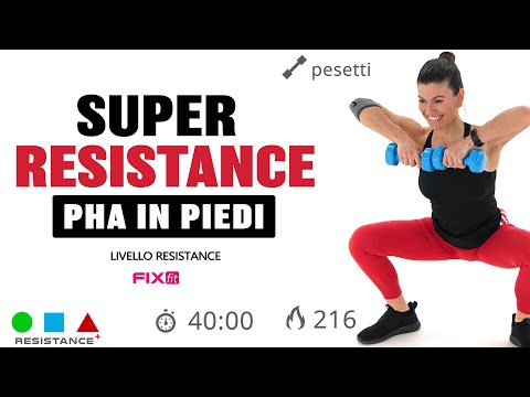 Super Resistance! PHA Total Body Per Tonificare Tutto Il Corpo Senza Salti