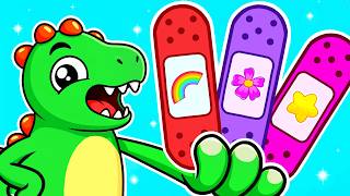 Mega Mix 🥑Taking Care of Dino | Boo-Boo Fix Song! 🎵🦕🩹😊VocaVoca🥑Show Kids Songs