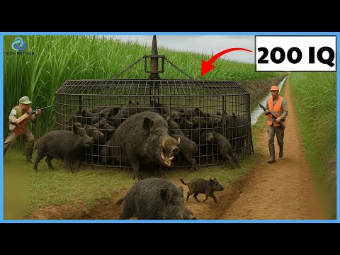 Wild Boar Hunting: How Farmer Trap Millions of Wild Hogs to Protect Farm | Wildlife Documentary