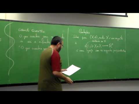 Introdução aos Sistemas Dinâmicos e Teoria Ergódica - Aula 01 - Parte 1