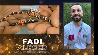Fadi Aldeeb   the only one Paralympian athlete for Palestine at the Paralympics in Paris.
