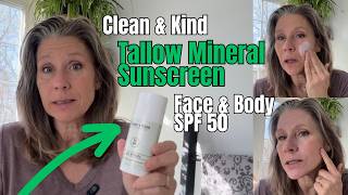 Tallow Mineral Sunscreen Feedback and Facts - SPF 50 with 8 Natural Ingredients