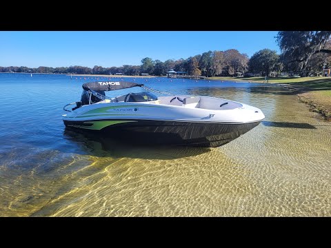 2023 Tahoe T-16 sport boat.