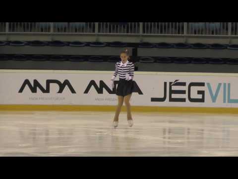 2016 Santa Claus Cup: Csenge RABB (HUN) - FS Adv. Novice GIRLS short program