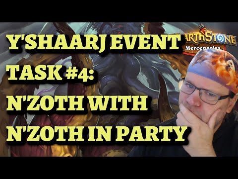 Y'Shaarj Event Task #4: Fight Fire with Fire - N'Zoth with N'Zoth (Hearthstone Mercenaries guide)