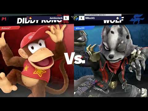 TJ28 SSBU Losers Semis - JumboJack (Diddy Kong) vs MikeAG (Wolf)