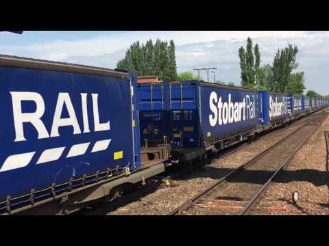 DRS 66303+66426 At Swinton STY From Daventry (Tesco) To Mossend Euroterminal