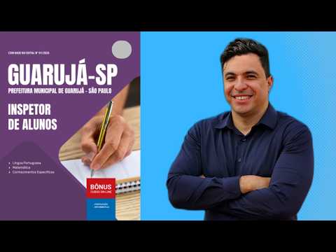 Apostila Concurso Prefeitura de Guarujá - SP 2026 - Inspetor de Alunos