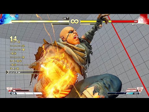 Street Fighter 5 AE - SAGAT All Trials 01-10 @ 1440p (60ᶠᵖˢ) HD ✔