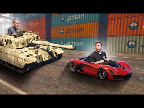 TANKS VS. SUPER CARS! | GTA5 [Ep 32] Video