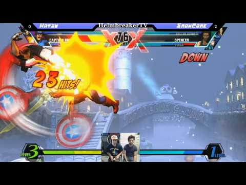 (UMVC3) Katzu vs SnowCone FT10