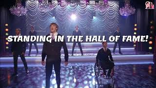 Hall of fame ♬  Glee Cast | Lyric Video | Full Performance &amp; Song