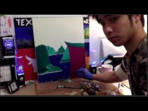 Norwegian Fjords with Oil Paints