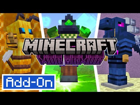 MOB ARMOR ADDON 20+ Special abilities to your Minecraft Survival [Marketplace Addon Review]