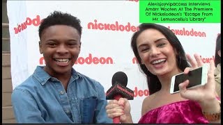 Knight Squad's Amarr Wooten Interview With Alexisjoyvipaccess - Mr. Lemoncello's Library video