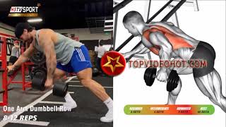 b&agrave;i tập cơ lưng hiệu quả vs tạ đơn