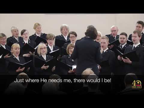 'Just where he needs me' with Andrew Mair and the International Staff Songsters