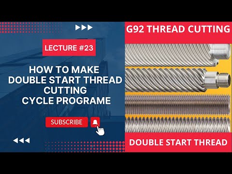 G92 double start threading | triple start thred | quad start thread | multi start thread | urdu |