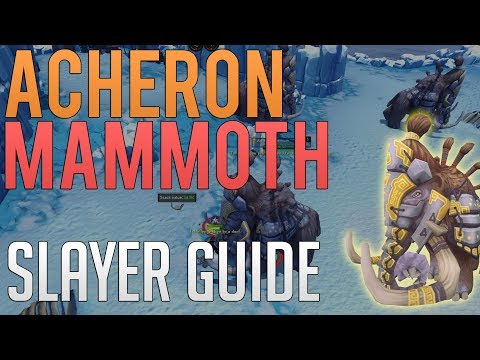700k+ slayer XP - Acheron Mammoths slayer guide | Runescape 3