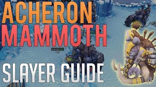 700k+ slayer XP - Acheron Mammoths slayer guide | Runescape 3