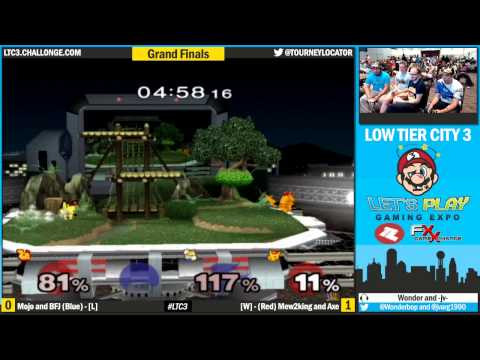 LTC3 Melee - Mojo & BFJ vs Mew2king & Axe - Grand Finals