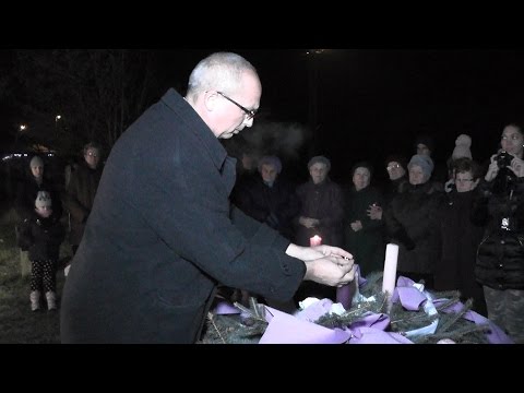 Negyedik gyertyagyújtás Sajóecseg 2016.