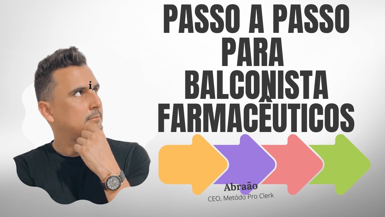 BALCONISTA de FARMÁCIA / ATENDENTE de FARMÁCIA