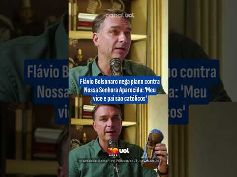 Flávio Bolsonaro aponta vice ‘católico fervoroso’ após polêmica com Nossa Senhora Aparecida; vídeo