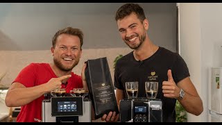Schmeckt der Espresso von "mehrwert kaffee" im Vollautomaten? Chris und Arne mac