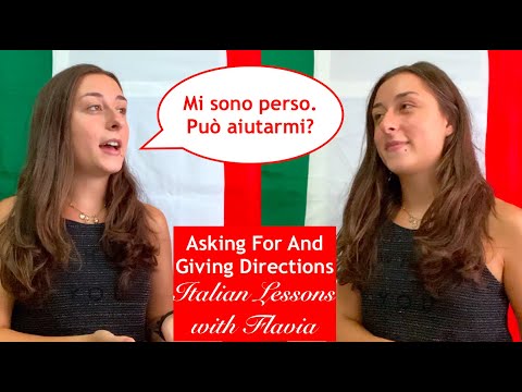 🇮🇹 Italian Lessons with Flavia - Asking for and Giving Directions - Build your Italian Vocabulary 🇮🇹