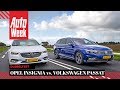 Volkswagen Passat Variant vs. Opel Insignia ST - AutoWeek Dubbeltest - English subtitles
