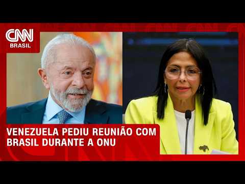Venezuela pede reunião ao Brasil, mas Lula deixa NY sem encontro com Delcy | CNN 360º