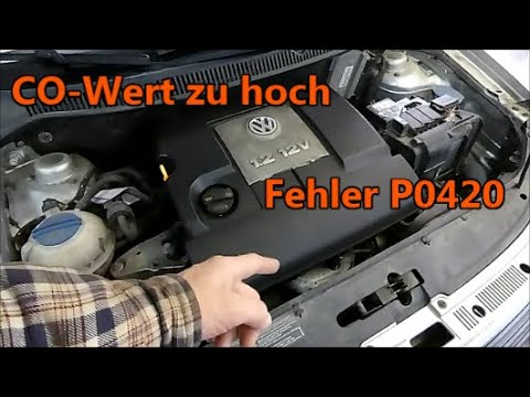 VW Polo 9N -- Katalysator wechseln + OBD2 Fehler P0420 auslesen