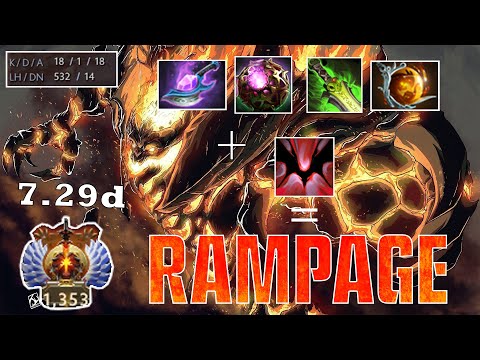 NEW CRAZY COMBO Immortal Shadow Fiend Rampage, Very High Skill