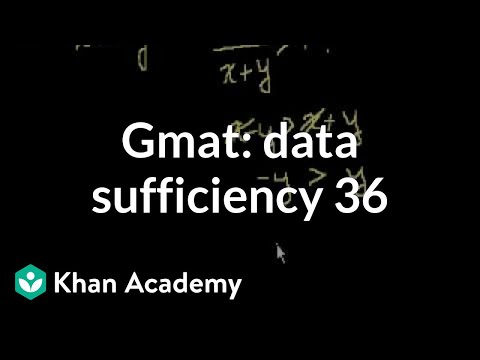 GMAT: Data Sufficiency 36