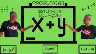 Como resolver problemas com sistema de equaes do 1 grau