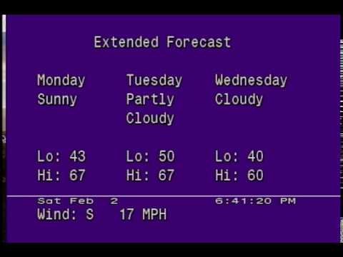 WeatherStar Jr - Oklahoma City - 2/2/2019