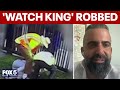 Watch King Robbed Outside His Home