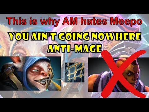 How to Instant Delete Anti-Mage with Meepo | Dota 2