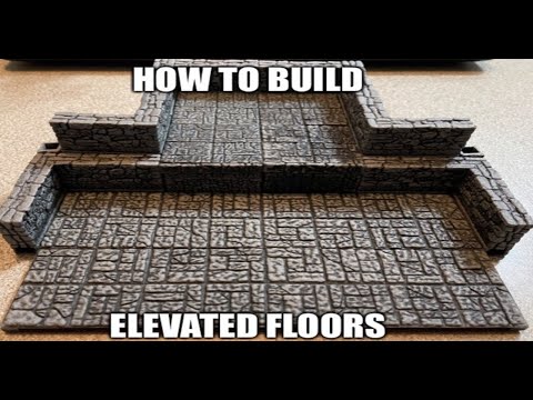 Building Elevated Floors With Warlock Tiles - Wizkids Prepainted Terrain